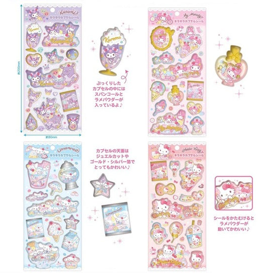 Sanrio 卡通人物貼紙 Hello Kitty/ Kuromi/ My Melody/ Cinnamoroll (11月初寄貨)