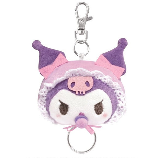 Sanrio Kuromi BB頭毛公仔吊飾鎖匙扣 (預訂貨)