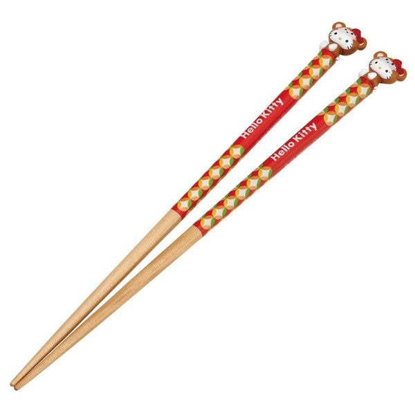Sanrio Hello Kitty 十二生肖猴子造形漆筷/木筷 21cm (預訂)