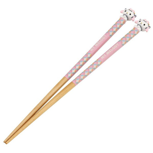 Sanrio My Melody 十二生肖牛牛造形漆筷/木筷 21cm (預訂)