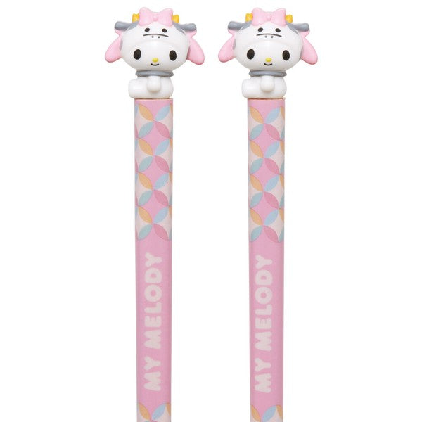 Sanrio My Melody 十二生肖牛牛造形漆筷/木筷 21cm (預訂)