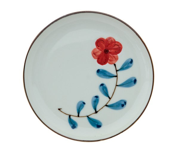 BISQUE CDF 日本製波佐見燒花朵繪畫設計陶瓷餐具餐碟 (預訂)
