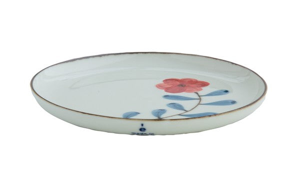 BISQUE CDF 日本製波佐見燒花朵繪畫設計陶瓷餐具餐碟 (預訂)