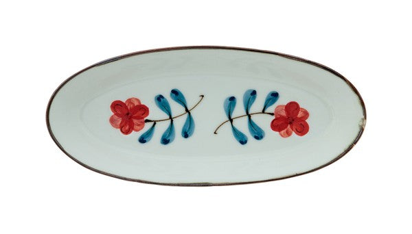 BISQUE CDF 日本製波佐見燒花朵繪畫設計陶瓷餐具餐碟 (預訂)