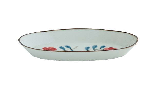 BISQUE CDF 日本製波佐見燒花朵繪畫設計陶瓷餐具餐碟 (預訂)