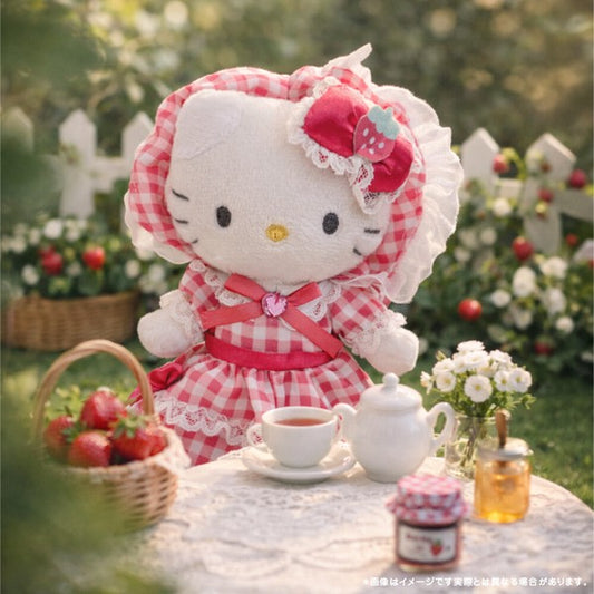 Sanrio Hello Kitty 紅色Lolit 百變玩偶/毛絨玩具 (預訂貨)