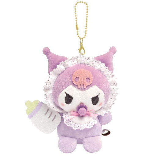 日本限定 Sanrio Baby KUROMI 毛公仔吊飾 (現貨)