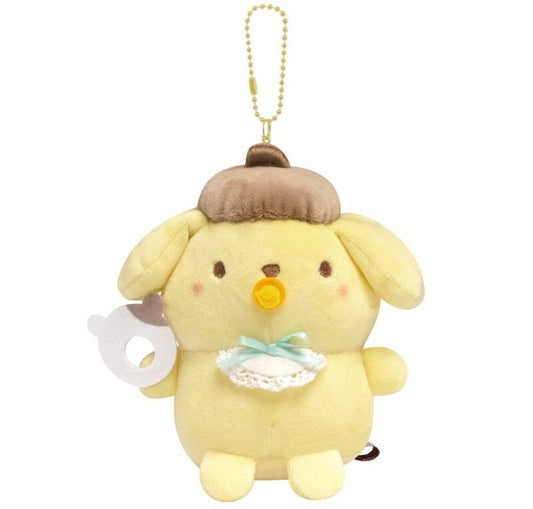 日本限定 Sanrio Baby Pomupomupurin 布甸狗毛公仔吊飾 (現貨)