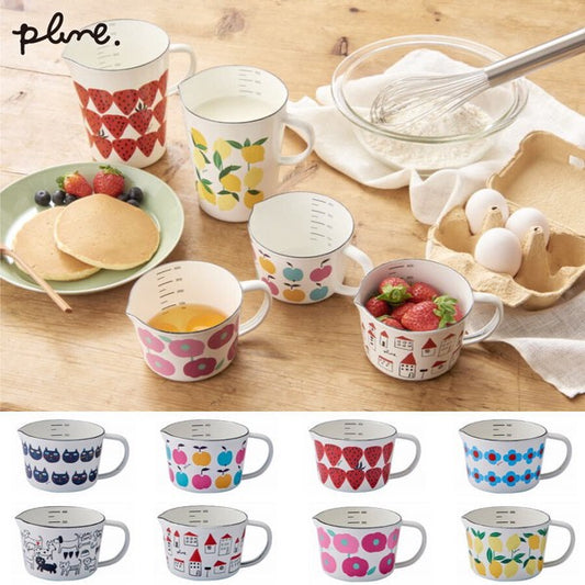 Plune Yutaka-horo系列日本製琺瑯量杯(Size S) (預訂)