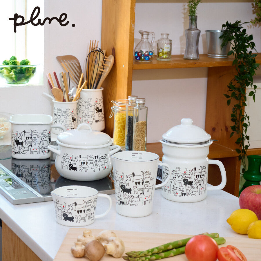 Plune 日本製琺瑯雙柄煲 16cm 明火/IH電磁爐 (預訂)