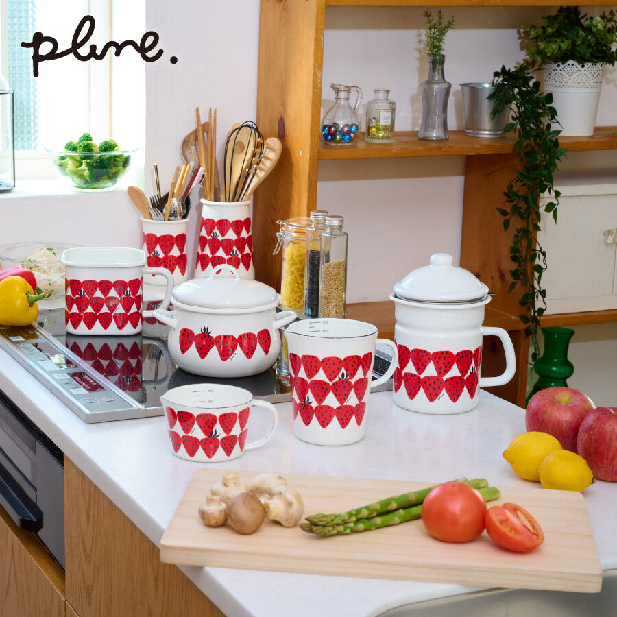Plune 日本製琺瑯雙柄煲 16cm 明火/IH電磁爐 (預訂)