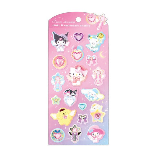 Sanrio 卡通人物貼紙 Helloy Kitty/ Kuromi/ My Melody/ Cinnamoroll/ 布甸狗 (10月初寄貨)