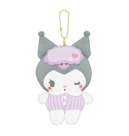 日本限定 Sanrio Kuromi 毛公仔吊飾鎖匙扣 (現貨)