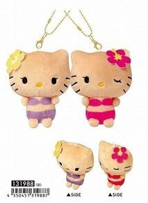 日本限定 Sanrio Nikonui Hello Kitty & Mimmy毛公仔吊飾匙扣 (預訂貨)