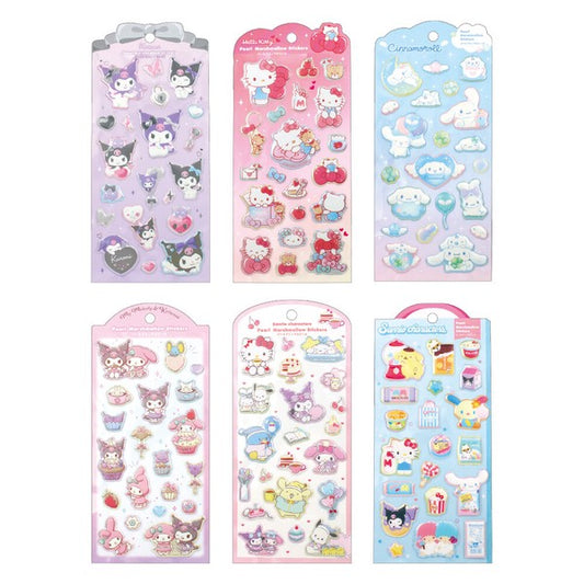 Sanrio 卡通人物貼紙 Hello Kitty/ Kuromi/ My Melody/ Cinnamoroll (10月初寄貨)