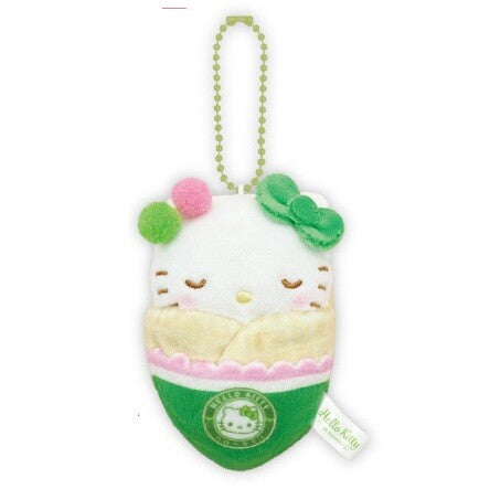 Sanrio Hello Kitty 綠茶糖果BB吉祥物/手機帶/玩偶/毛絨玩具 (8月到貨)