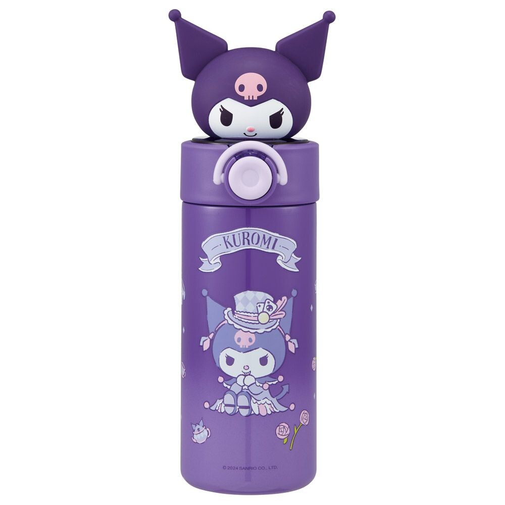 Sanrio Skater 不鏽鋼保冷水壺 KUROMI 420ml (現貨)