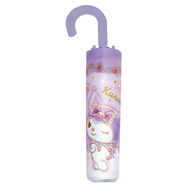 日本限定 Sanrio 折疊傘 粉紅玫瑰色 KUROMI (預購)