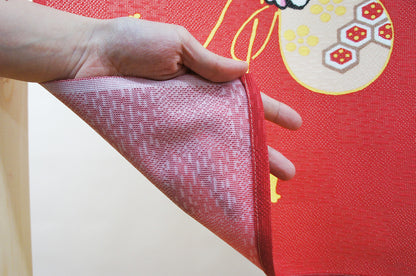 日本製 85 x 170cm 麻布門簾 (幸運貓咪)