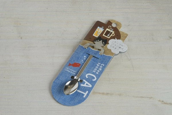 日本製造貓咪咖啡荼匙（黑貓）MS25002