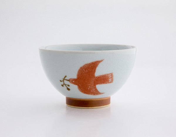 BISQUE CDF 日本製波佐見燒陶瓷海鷗印花飯碗 (預訂)