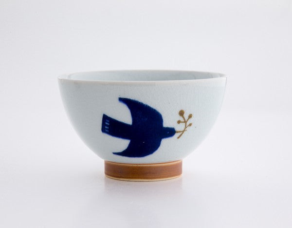 BISQUE CDF 日本製波佐見燒陶瓷海鷗印花飯碗 (預訂)