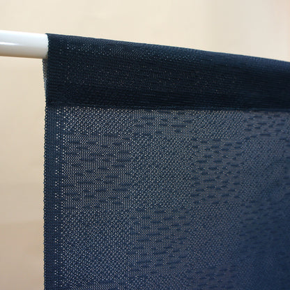 日本製 85 x 150cm 麻布門簾 (白色貓頭鷹)