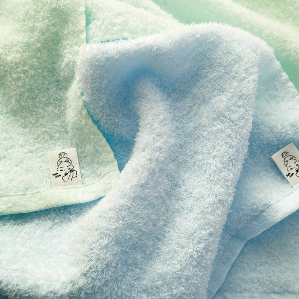 OBORO TOWEL 日本製100%全棉潔面專用毛巾 白色 MS24001