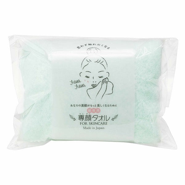 OBORO TOWEL 日本製100%全棉潔面專用毛巾 白色 MS24001