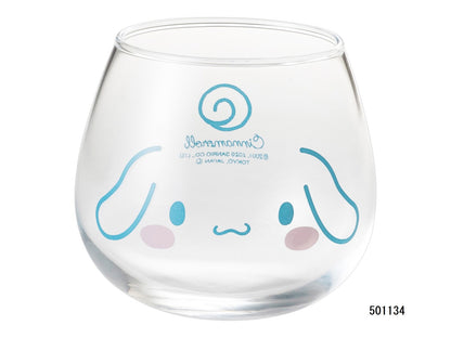 Sanrio 公仔頭玻璃杯 (Hello Kitty, My Melody, PomPom, Cinnamoroll, Kuromi)