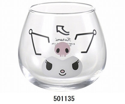 Sanrio 公仔頭玻璃杯 (Hello Kitty, My Melody, PomPom, Cinnamoroll, Kuromi)