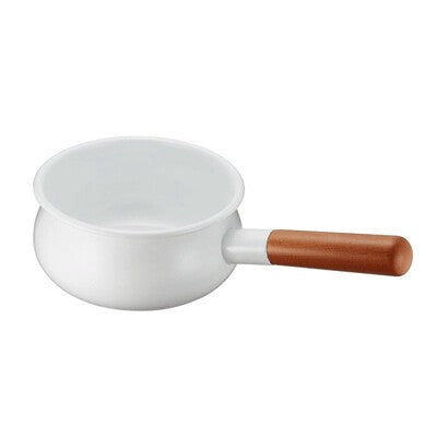 日本製 野田琺瑯 Noda Horo POCHKA 搪瓷平底鍋 15cm︱支援IH及明火煮食 (現貨)