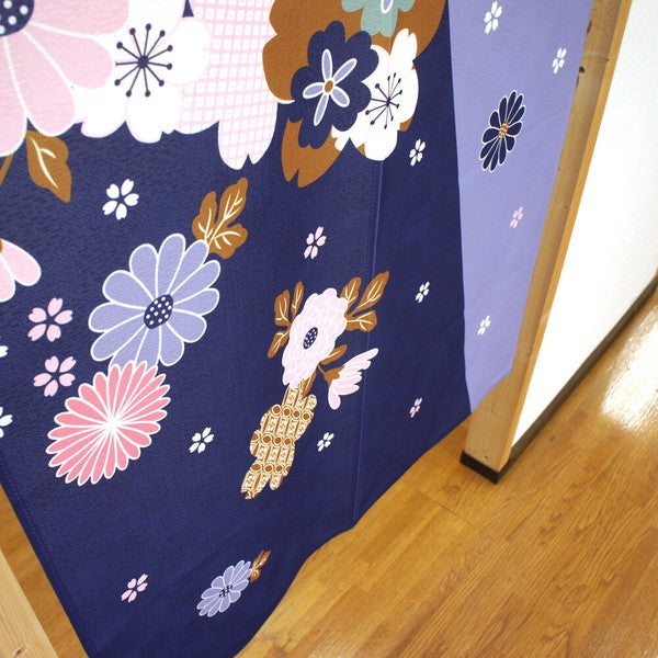 日本製 Tokusen Japanese Pattern Noren 85 x 150cm 麻布門簾 (和柄)