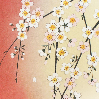 日本製 Tokusen Japanese Pattern Noren 85 x 150cm 麻布門簾 (明月垂櫻) (預訂)