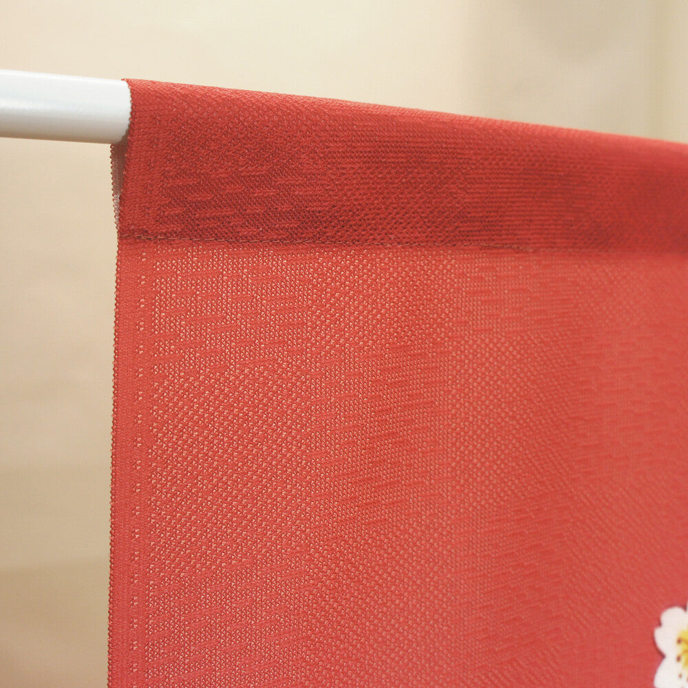 日本製 Tokusen Japanese Pattern Noren 85 x 150cm 麻布門簾 (明月垂櫻) (預訂)