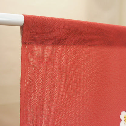 日本製 Tokusen Japanese Pattern Noren 85 x 150cm 麻布門簾 (明月垂櫻) (預訂)