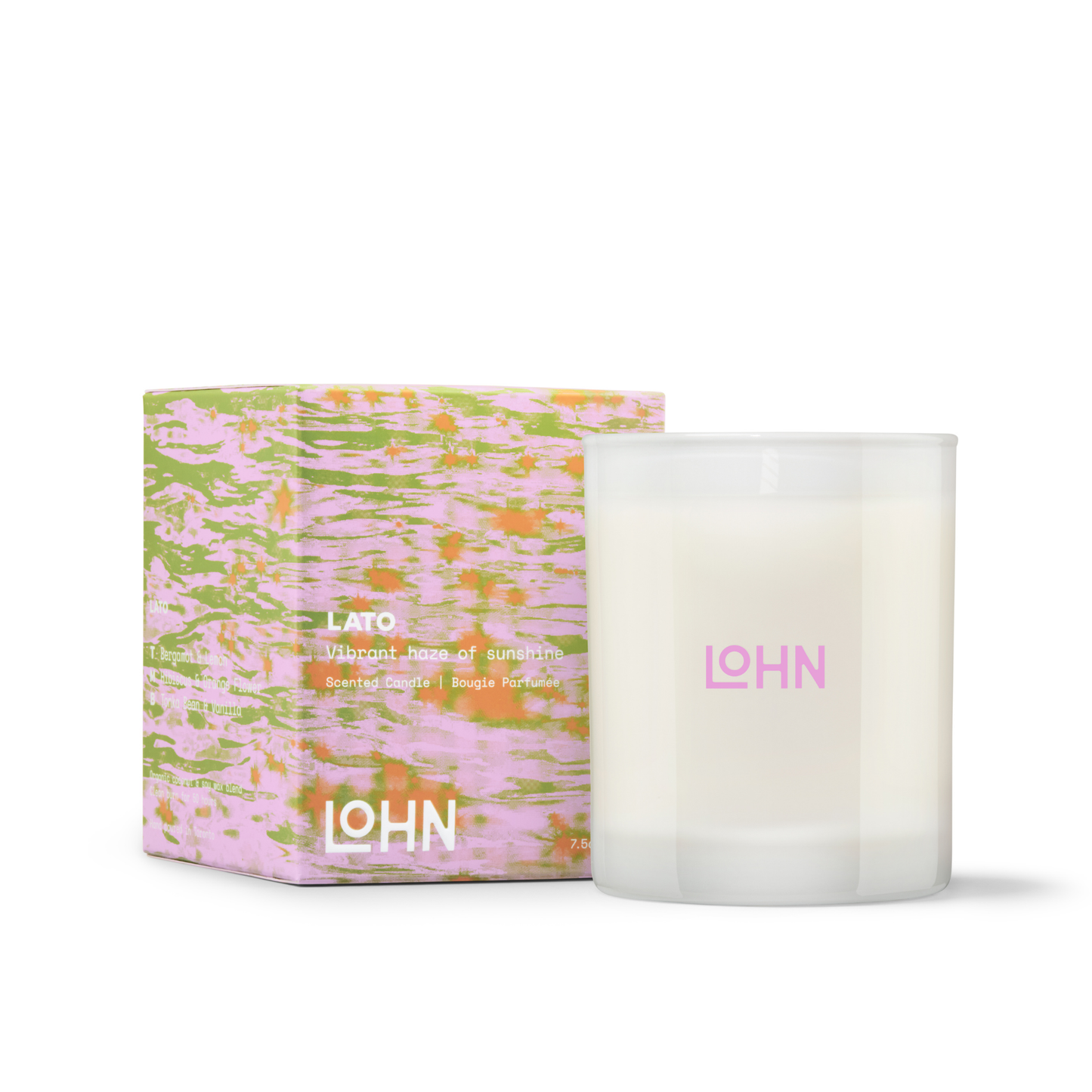 LOHN LATO 7.5oz蠟燭 - 檸檬與零陵香豆 (Lemon & Tonka Bean) (預購)