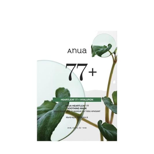 ANUA Heartleaf 77 舒緩面膜套裝 Heartleaf 77 Soothing Mask Set (10pcs) (預購)