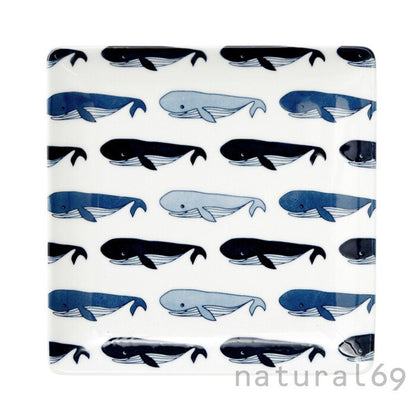 日本製 natural69 正方形碟 HASAMI 波佐見餐具 (cocomarine x Janke) MS24004