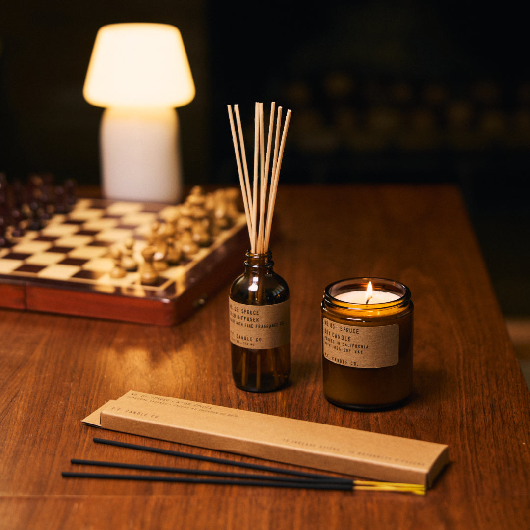 P.F. Candle Co. - (限量)雲杉 - 3.5盎司藤條香薰 ( (LIMITED) Spruce Reed Diffuser) (現貨)