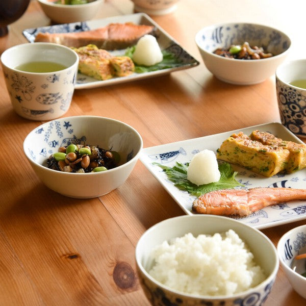 日本製 natural69 HASAMI 波佐見燒餐具飯碗 (S/M) TIN0018