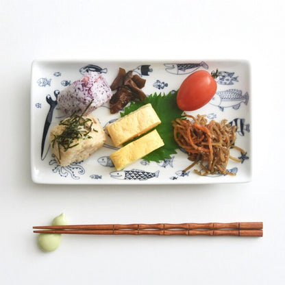 日本製 natural69 cocomarine HASAMI 波佐見燒長形碟餐具TIN0218