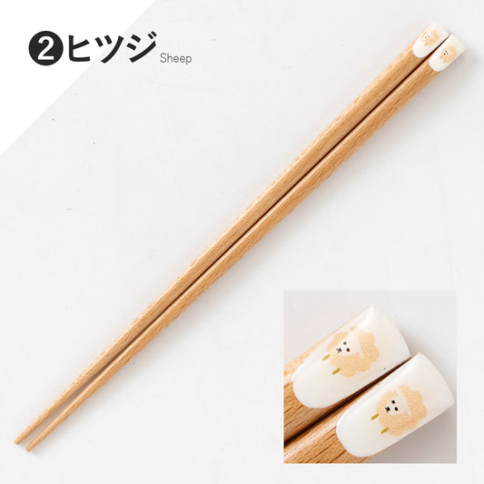 nico日本製木筷子棉羊22.5cm TM23012B