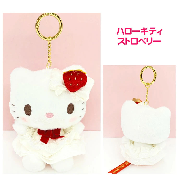 日本限定 Sanrio 毛公仔吊飾 Sweet Cake Collection Hello Kitty (現貨)