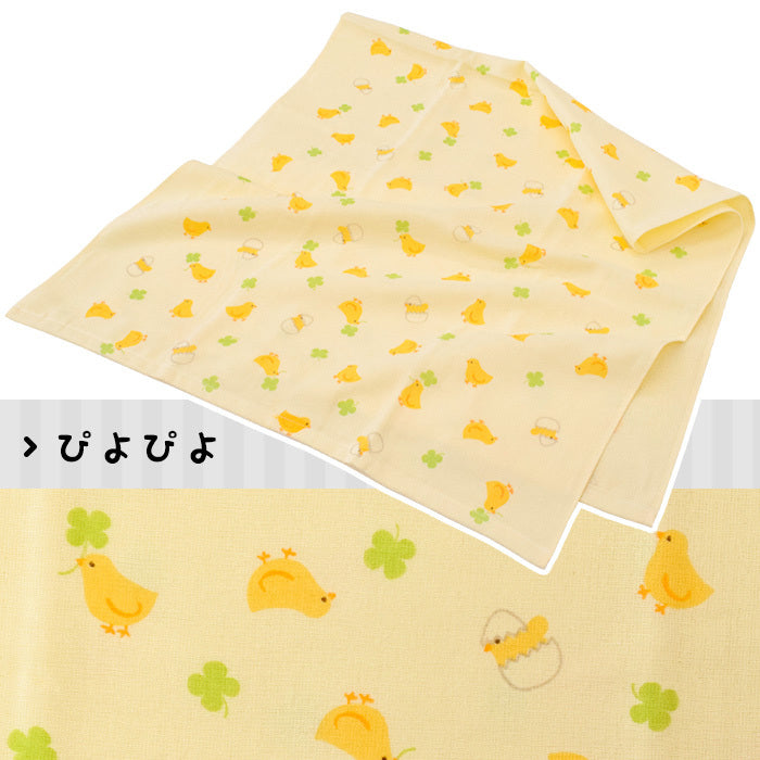 日本製紗布印花手巾/面巾/浴巾3件套裝 (黃色小鴨) HIN0137