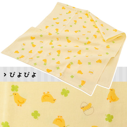 日本製紗布印花手巾/面巾/浴巾3件套裝 (黃色小鴨) HIN0137
