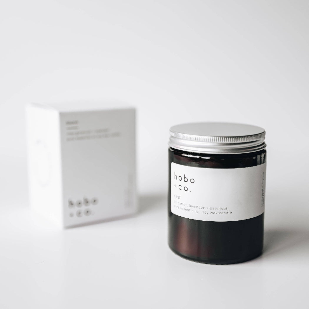 hobo + co. 英國香氛大豆蠟燭 - 佛手柑 - 薰衣草 - 廣藿香 / Bergamot - Lavender - Patchouli (預購)